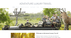 Desktop Screenshot of adventureluxurytravel.com